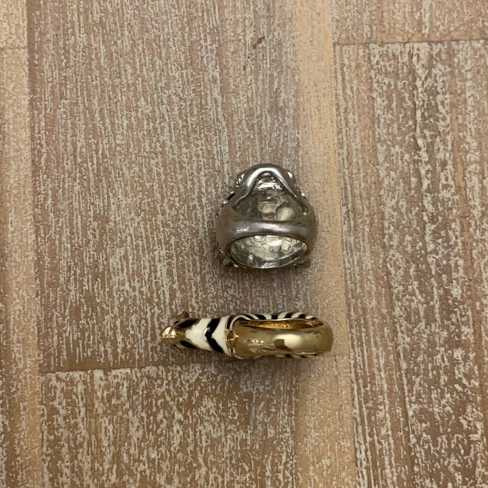 2 Animal Cocktail Rings - Picture 2 of 3